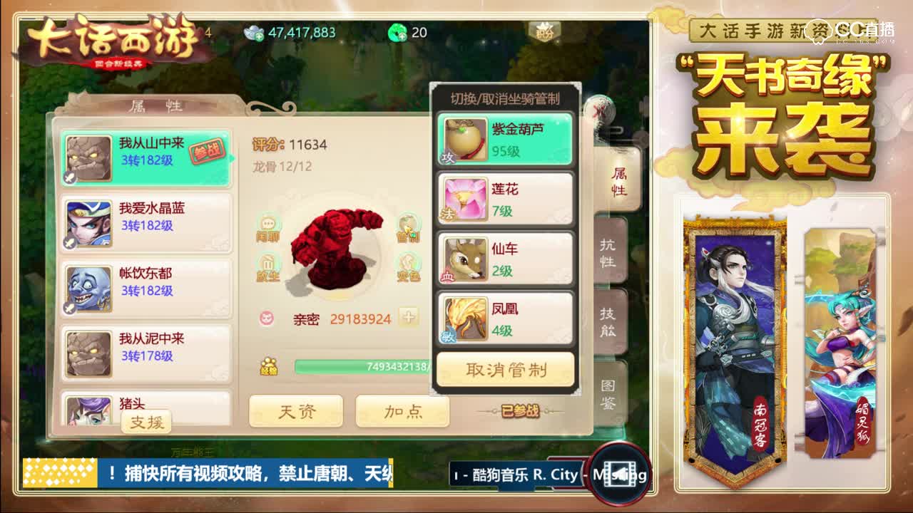 能免费洗坐骑了，你会选坐骑的天资吗？【CC实验室】